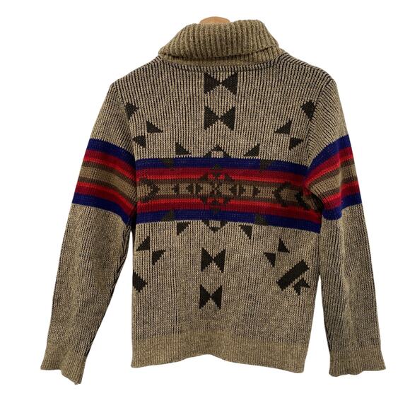 Vintage Karman Outerwear Denver, Co Southwestern cardigan sweater - Picture 4 of 5